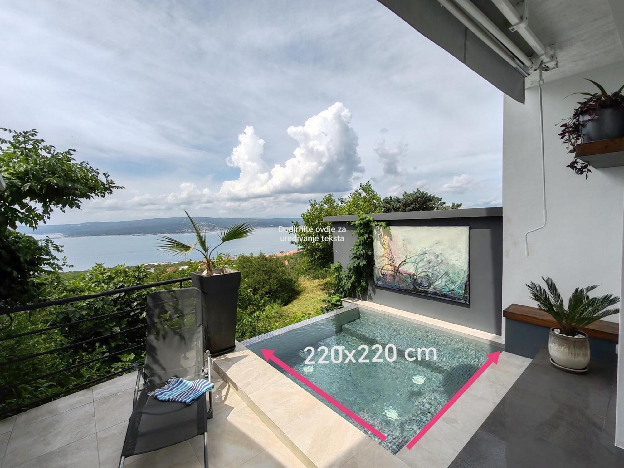 Art Gallery House With A Small Relaxing Pool Crikvenica Zewnętrze zdjęcie